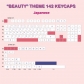 Pink Lady 104+38 MDA Profile Keycap Set Cherry MX PBT Dye-subbed for Mechanical Gaming Keyboard English / Japanese